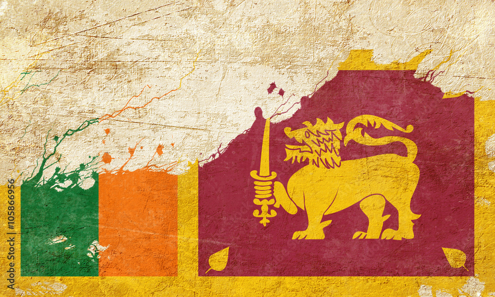 Fototapeta premium Sri lanka flag