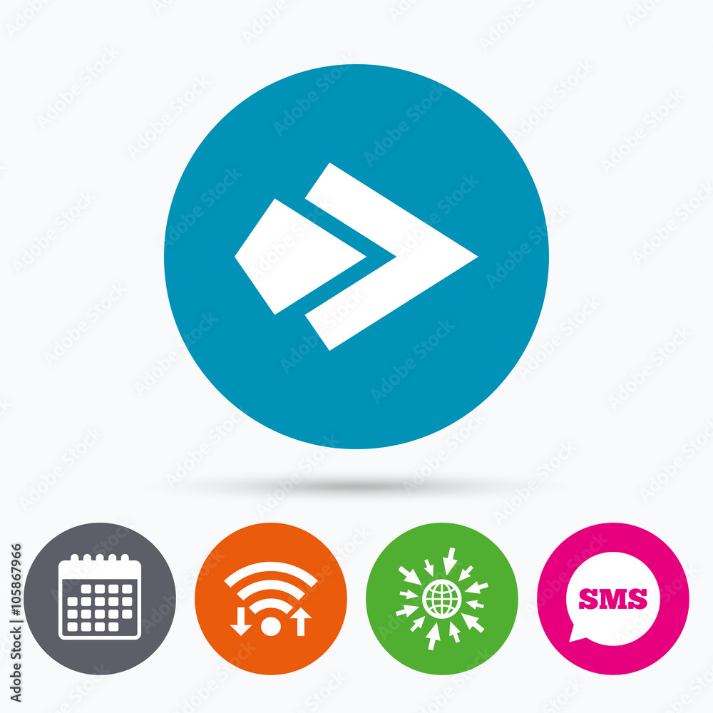 Arrow sign icon. Next button. Navigation symbol Arrow sign icon. Next button. Navigation symbol
