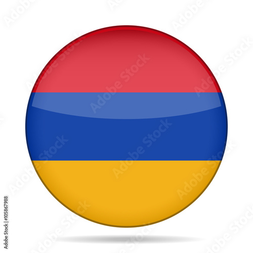 button with flag of Armenia