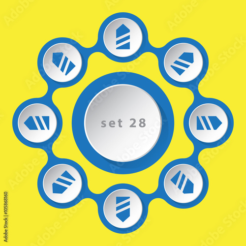 icons - arrows in eight directions