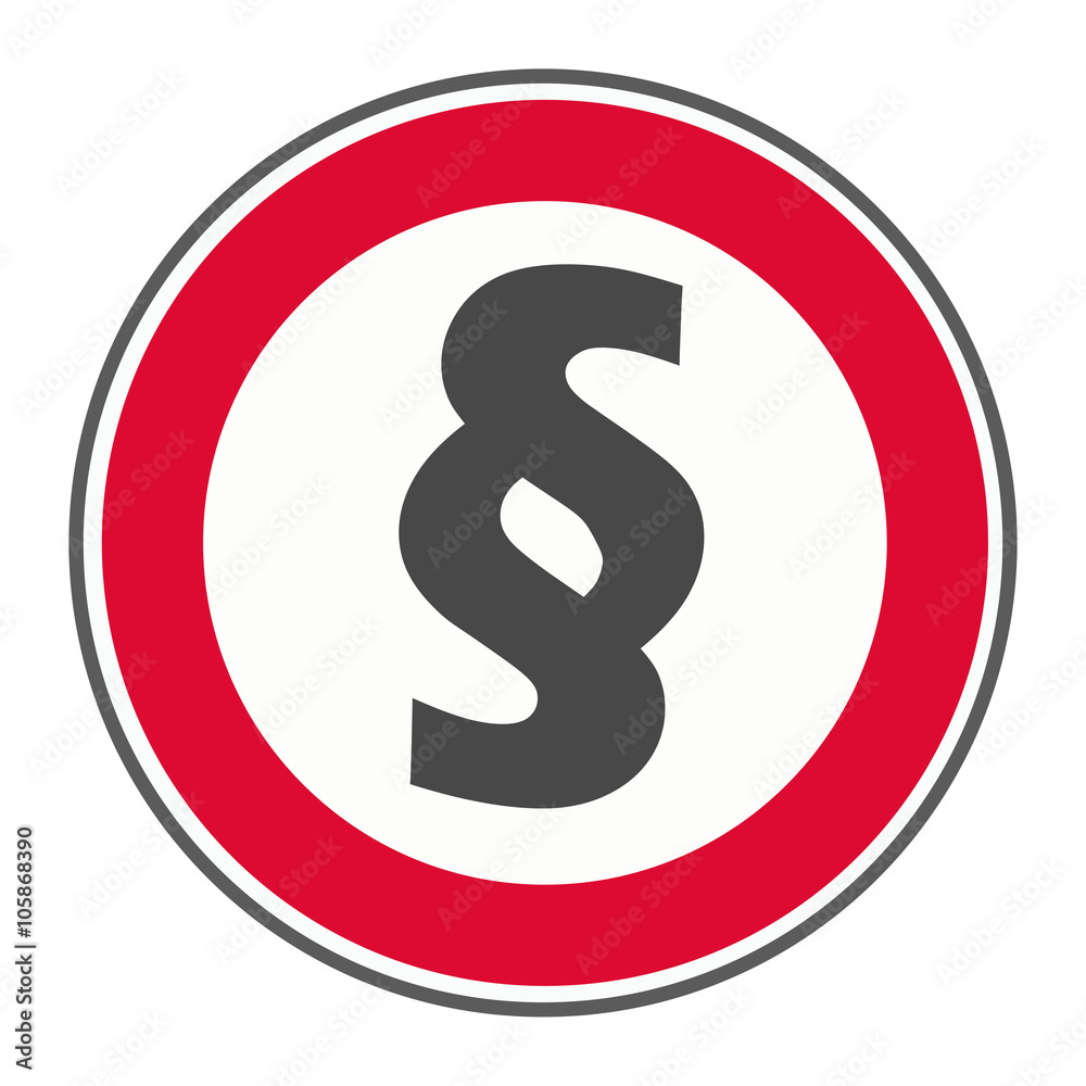 Schild Paragraph Schild Paragraph