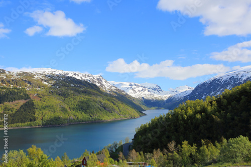 Spring Norway landscape © destillat