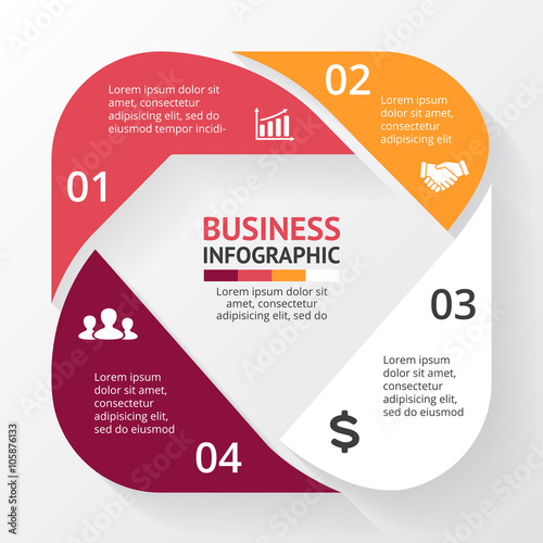 Lluxury fashion brilliant infographic. Template for jewerly diagram, graph, diamond presentation and crystal chart. Emerald concept with 4 options, parts, steps or processes. 