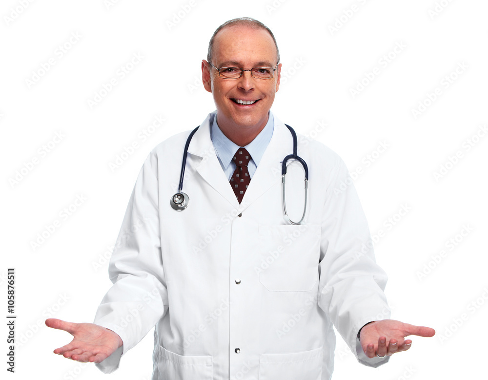 Mature medical doctor man. Mature medical doctor man.