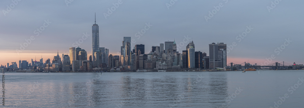 Fototapeta premium View of New York City from New Jersey
