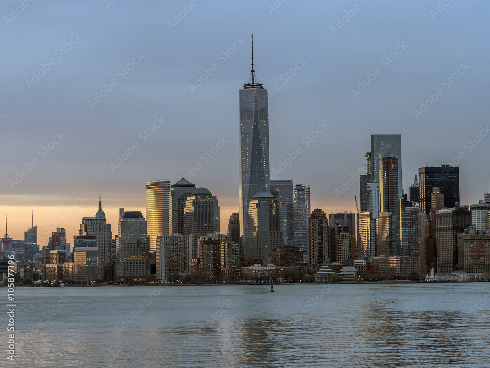 View of New York City from New Jersey