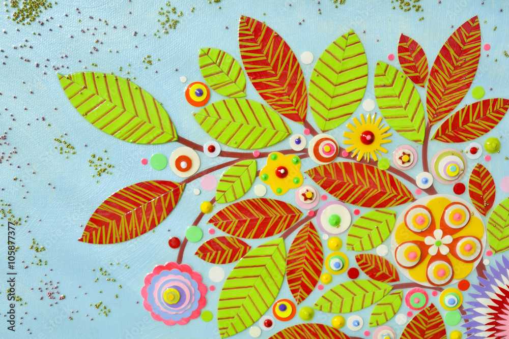 Fototapeta premium abstract background painting