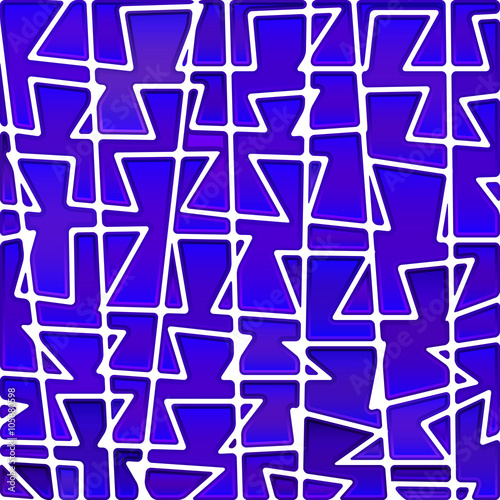 abstract vector stained-glass mosaic background