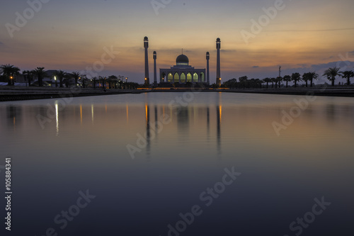 Twilight time at central mosque