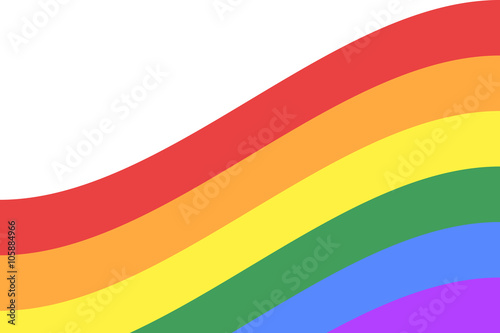 Gay and LGBT flag  culture symbol. Raster.