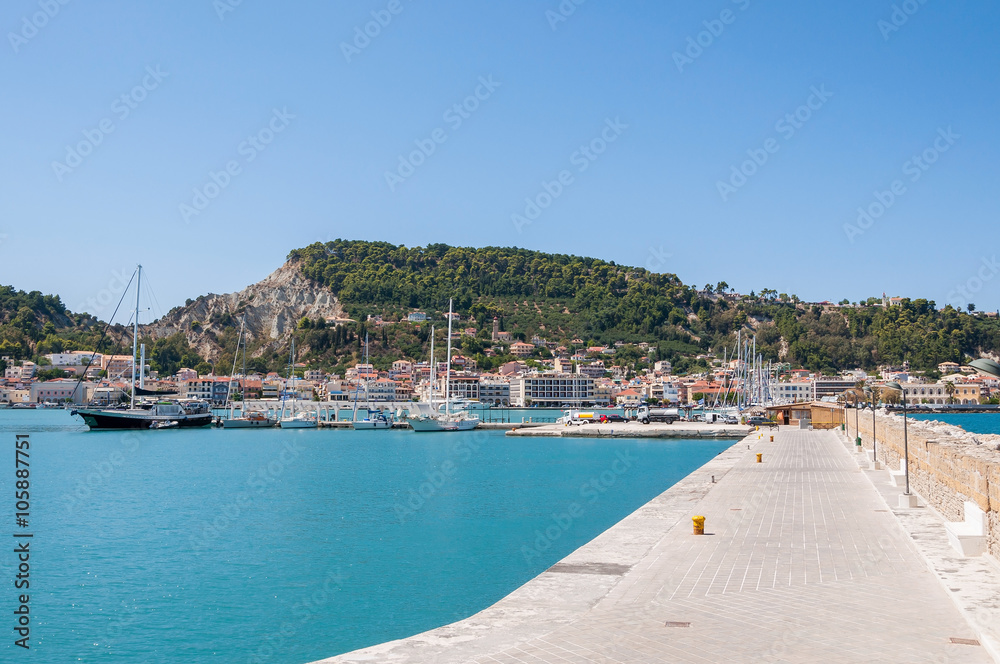 Port in Zakynthos city