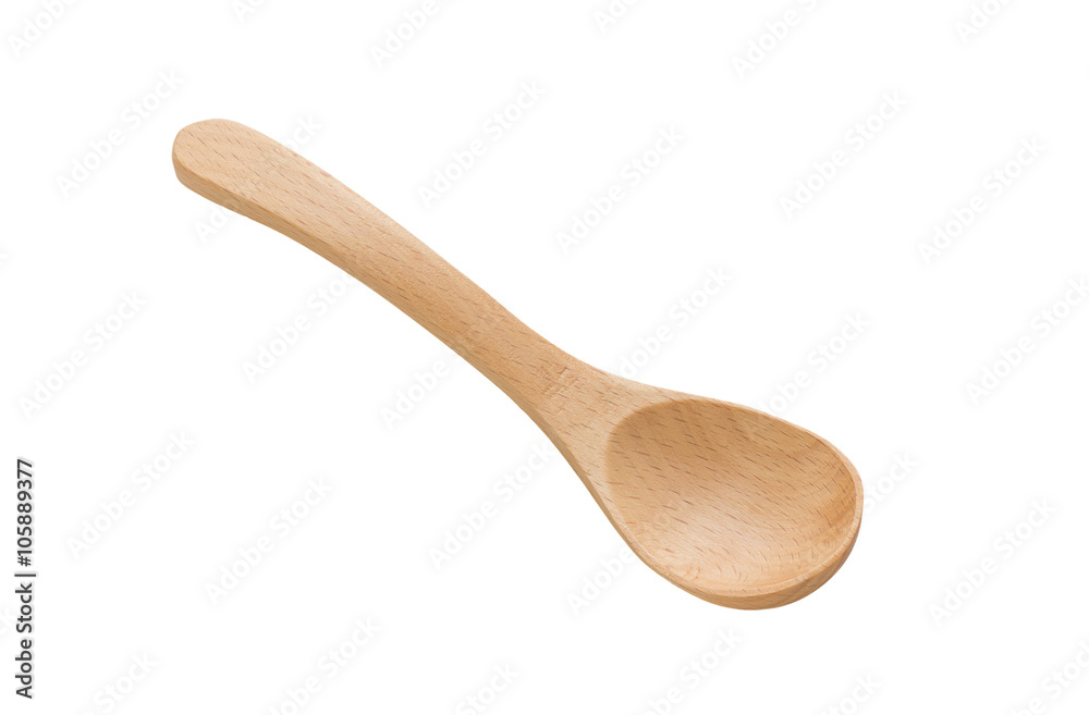 Wooden Spoon with clipping path on white background Wooden Spoon with clipping path on white background