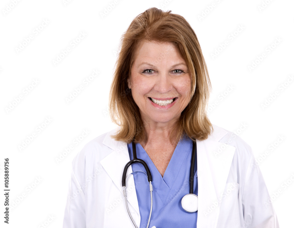 middle aged female doctor