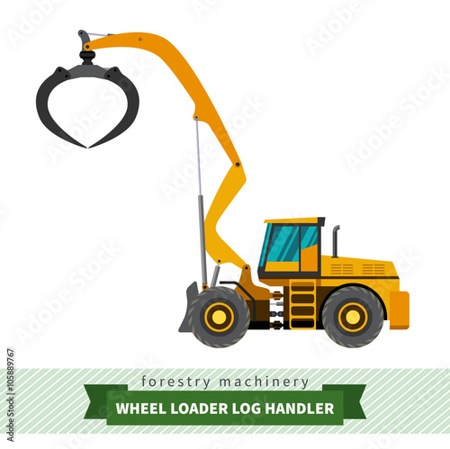 Log handler vehicle