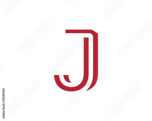 J red letter lines logo