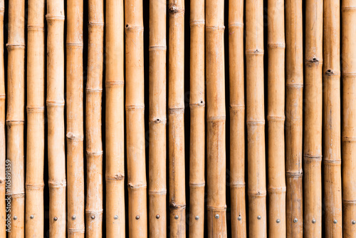 Fototapeta Naklejka Na Ścianę i Meble -  bamboo fence background