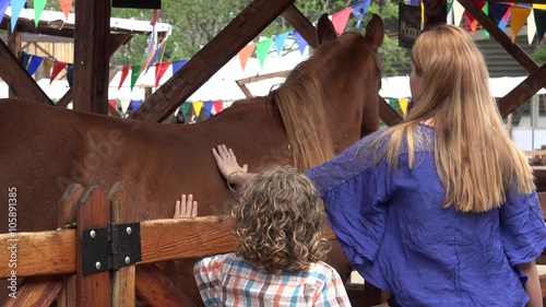 Siblings At County Fair