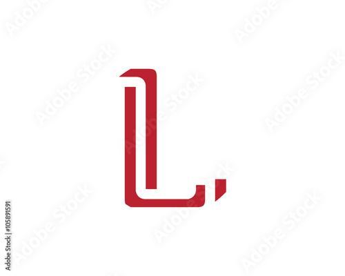 L red letter lines logo