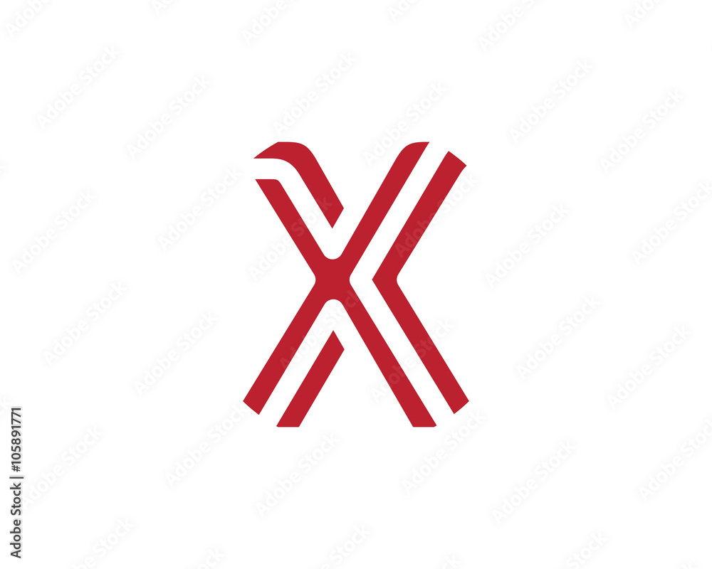 X red letter lines logo X red letter lines logo