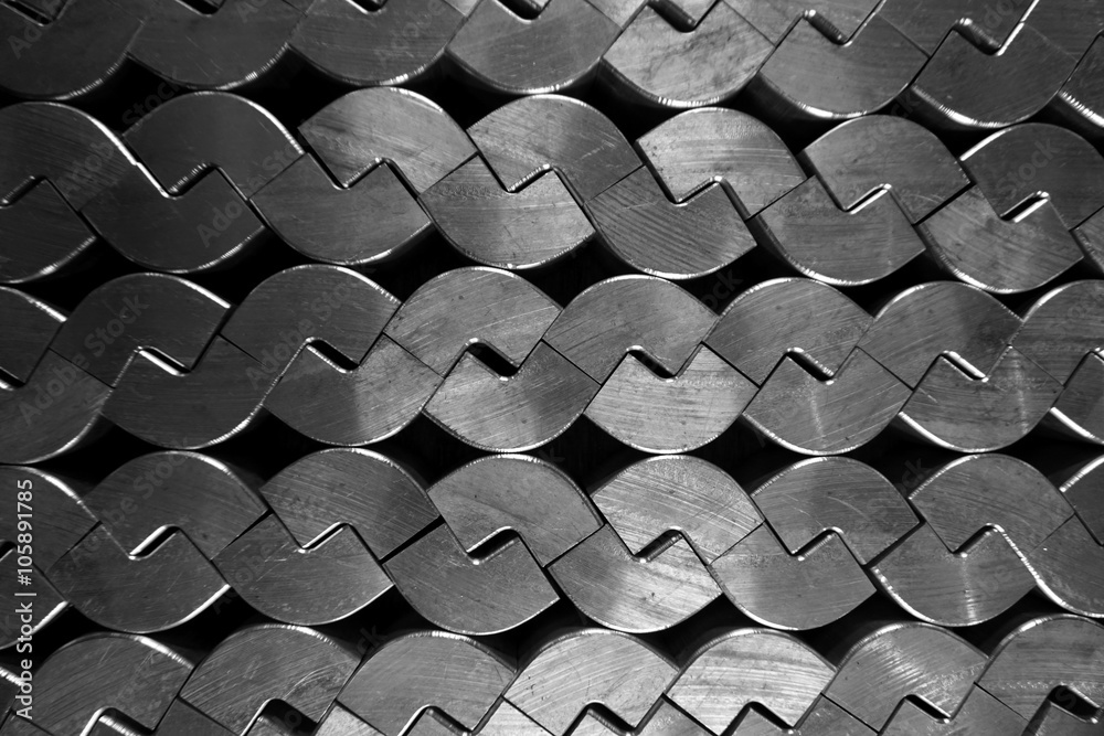 Fototapeta premium abstract metal shape