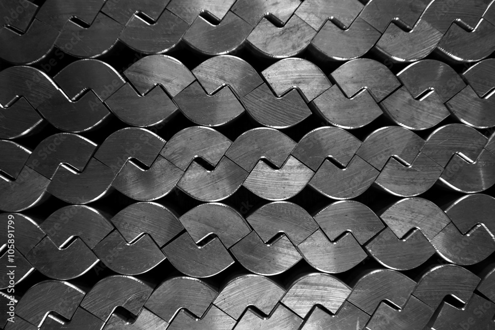 abstract metal shape abstract metal shape