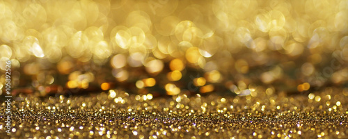 gold glitter bokeh texture ...