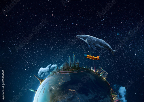 Photography Take me to the dream - Extremely detailed image including elements furnished by NASA