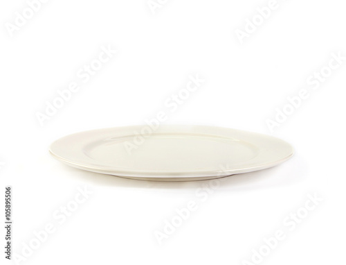 Ceramic Plate on white background