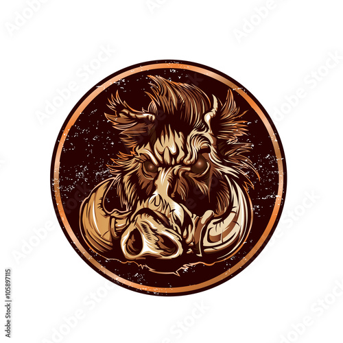  illustration of a Boar 