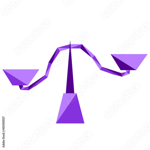Libra zodiac sign. All signs illustration available in portfolio