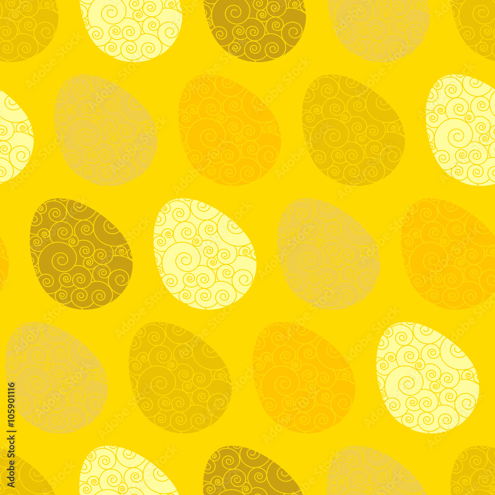 Seamless Easter eggs pattern Seamless Easter eggs pattern