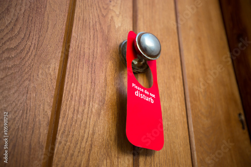 Tablou pe pânză Do not disturb sign