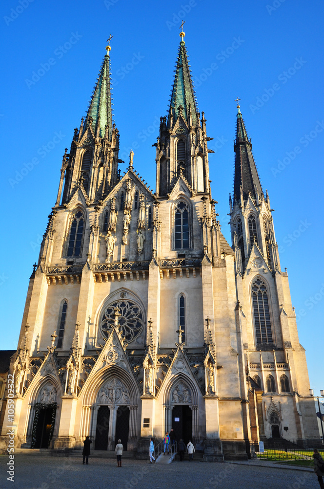 Saint Wenceslas Cathedral in Olomouc, Czech