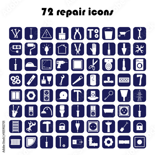 72 repair icons