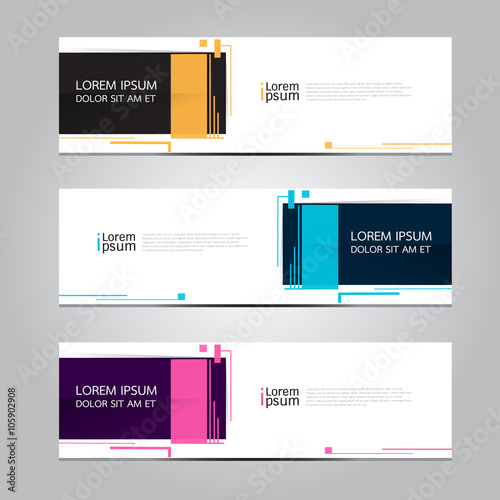 Vector design Banner background, illustration EPS10
