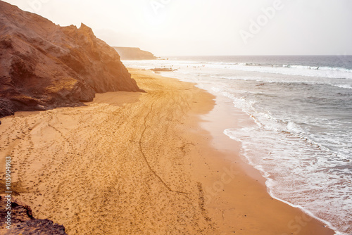 Sand coast near La Pared village on the south western part of Fuerteventura island © rh2010