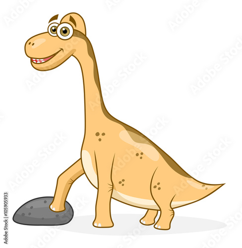 Cartoon brachiosaurus