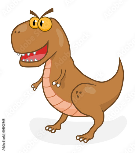 Cartoon tirannosaurus photo