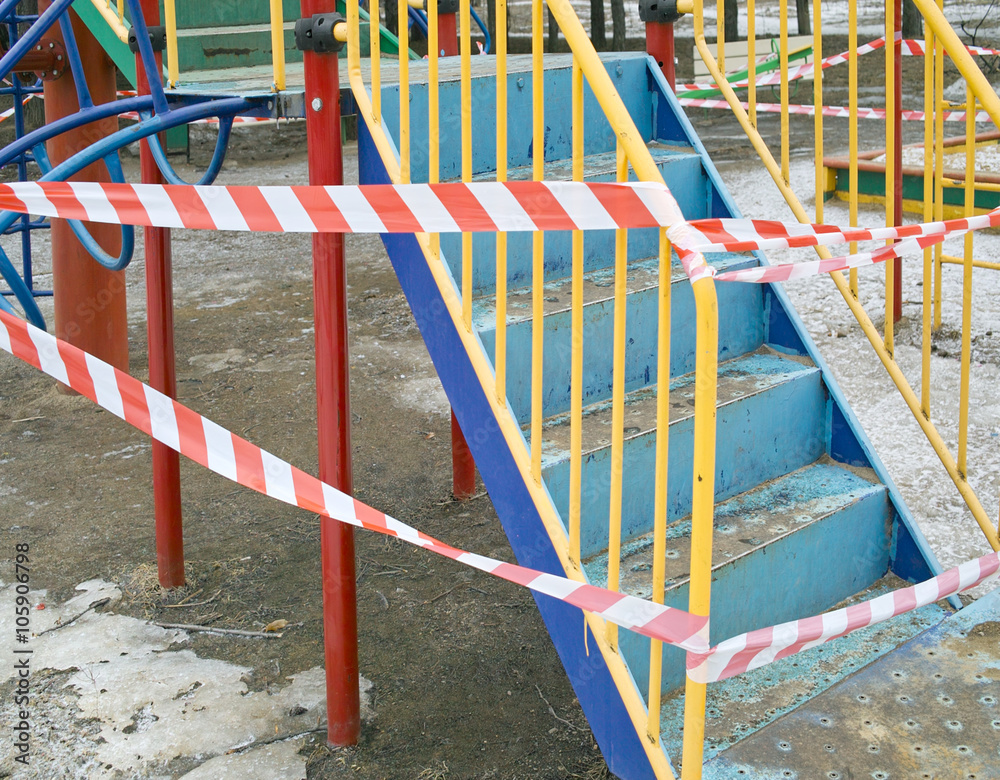 Playground And Warning Tape