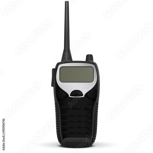 Portable  radio transceiver. Walkie talkie