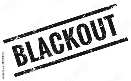 blackout stempel rot 