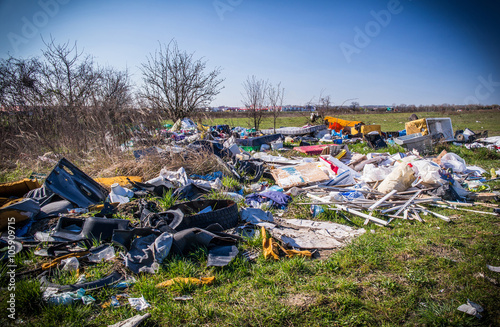Wallpaper Mural Illegal landfill outskirts of town. Torontodigital.ca