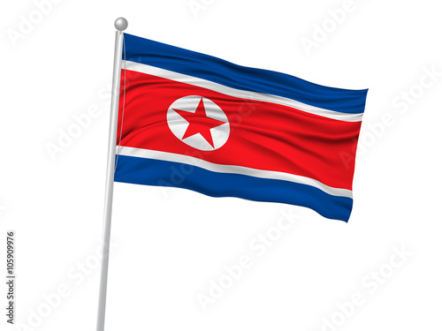 北朝鮮　 国旗　旗　アイコン
