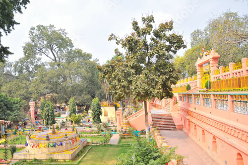 Mahabodhi Temple, Bodh Gaya, India  photo