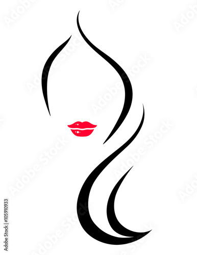 woman face silhouette