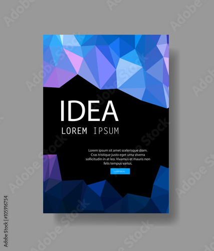 Modern brochure cover page layout easy editable