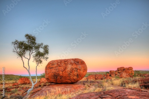 Karlu Karlu - Devils Marbles in outback Australia photo