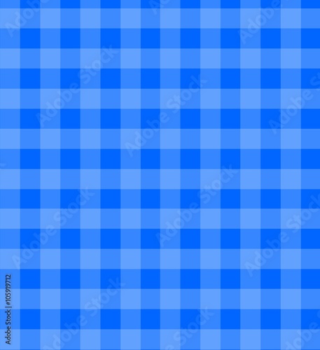 Blue, checkered pattern.