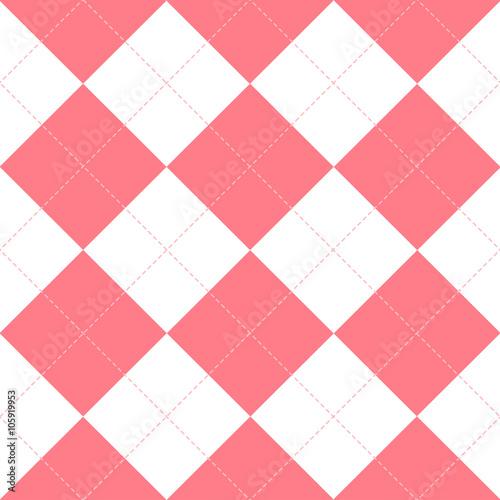 Pink White Diamond Backgrou...