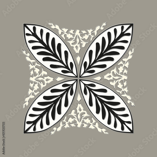 Flower mosaic ornate